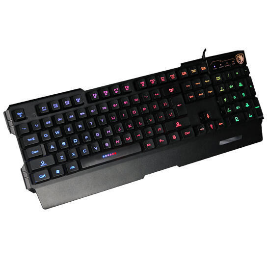 赛德斯刃甲背光悬浮游戏键盘