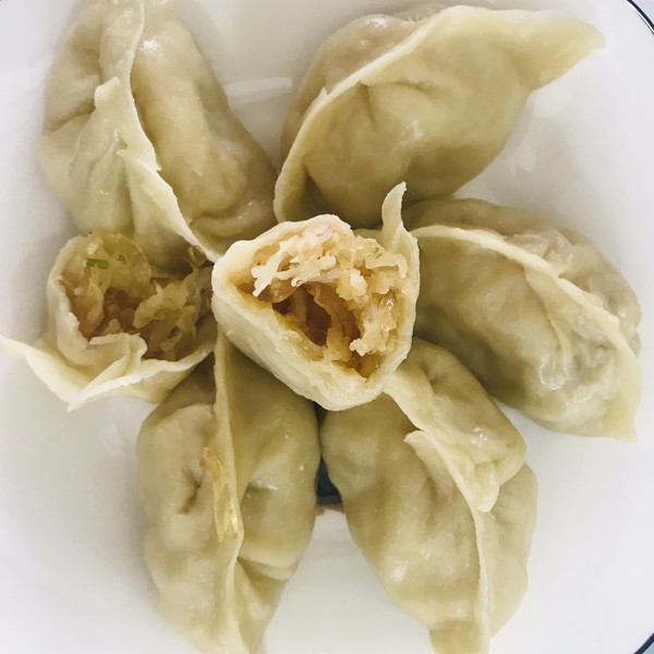 萝卜豆腐素馅蒸饺