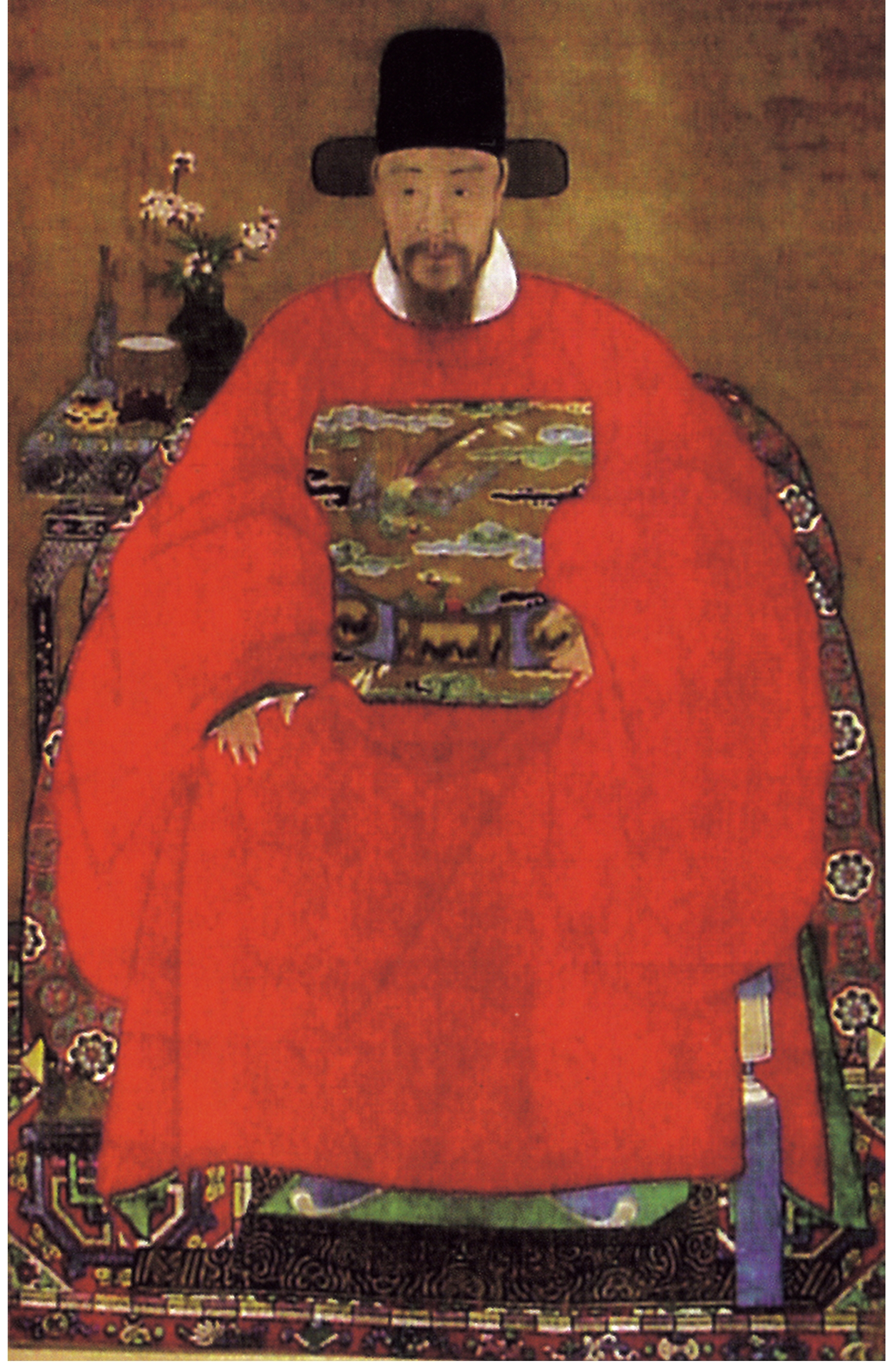 明赵秉忠画像轴