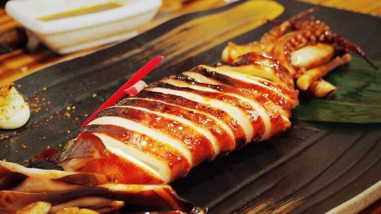日式烤鱿鱼