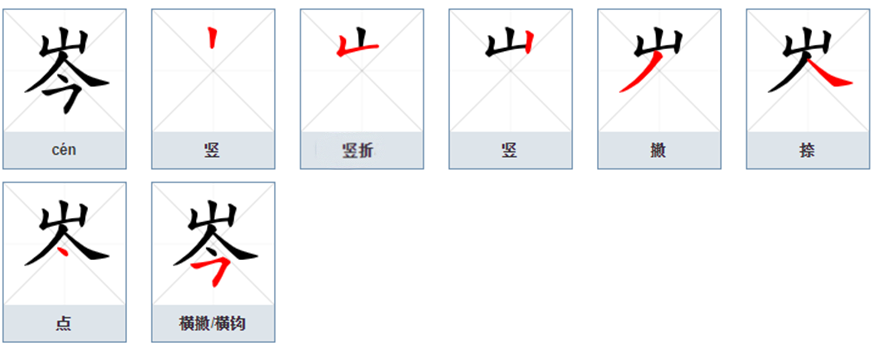 岑（汉语汉字）_百度百科