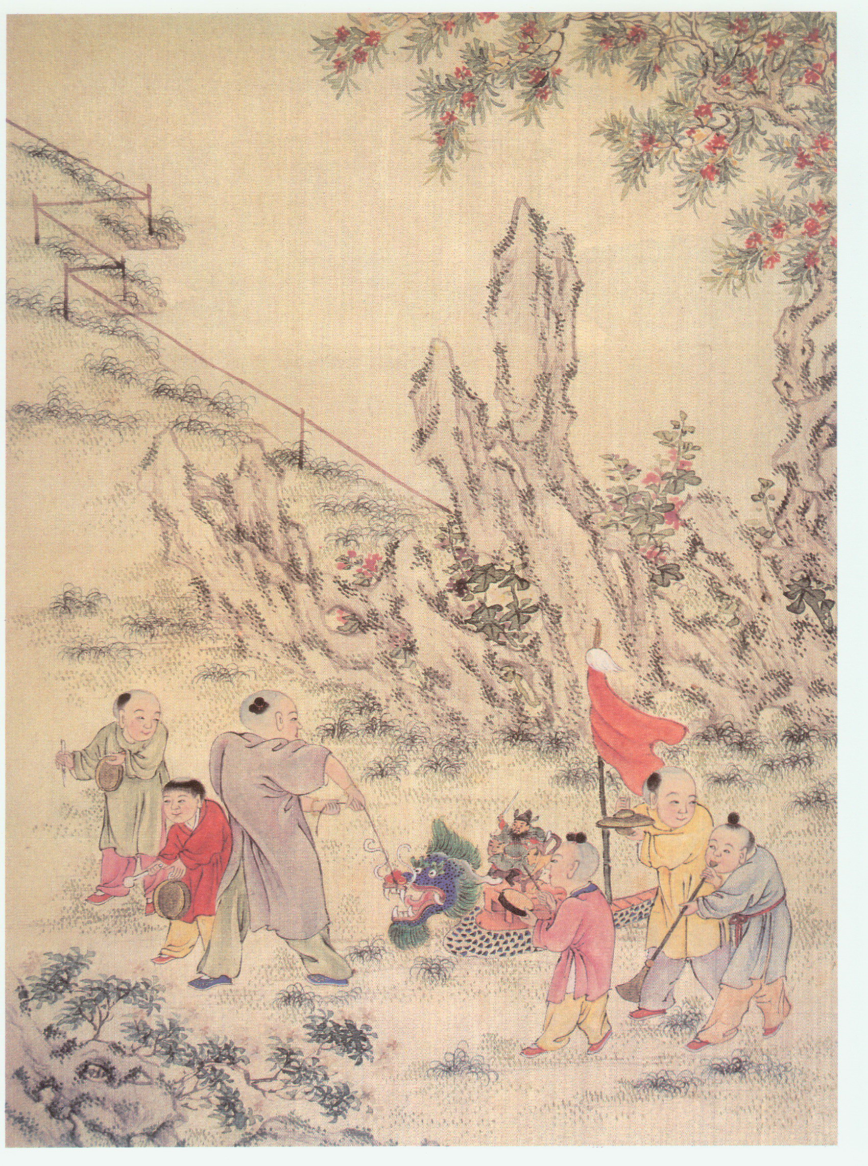 清焦秉贞百子团圆图