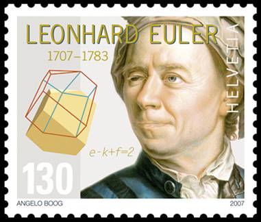 欧拉(leonhard euler ,1707年4月15日～1783年9月18日),瑞士数学家
