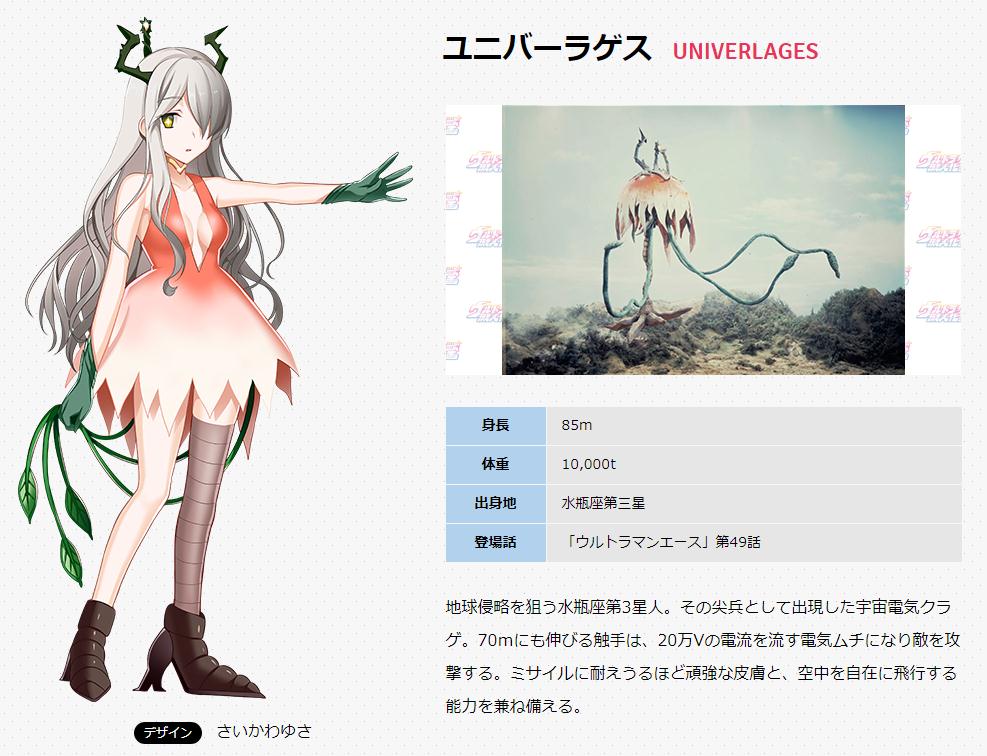 id="336395">奥特曼 /a>》系列中登场的怪兽与宇宙人拟人娘化的企划