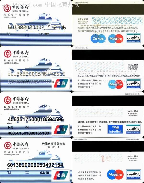 长城电子借记卡