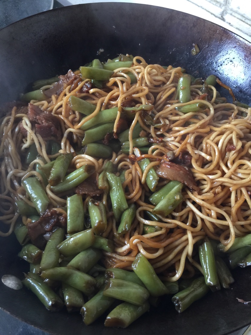 四季豆焖面