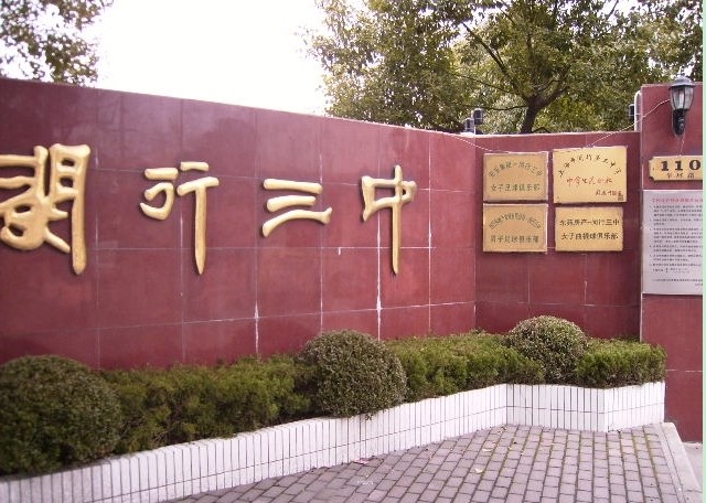 它创办于1962年,原名新闵初级中学;1972年正式更名为闵行三中;1979年