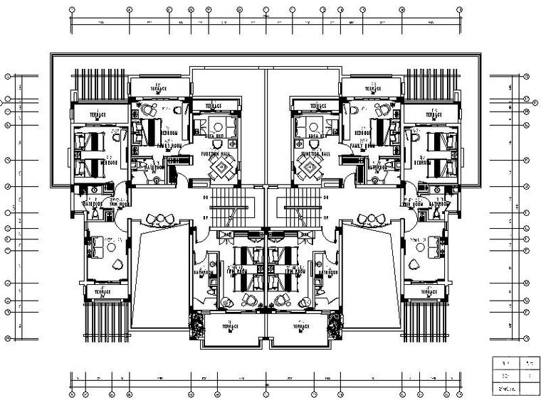 表示通过autocad软件将工程项目总体布局,建筑物的外部形状,内部布置