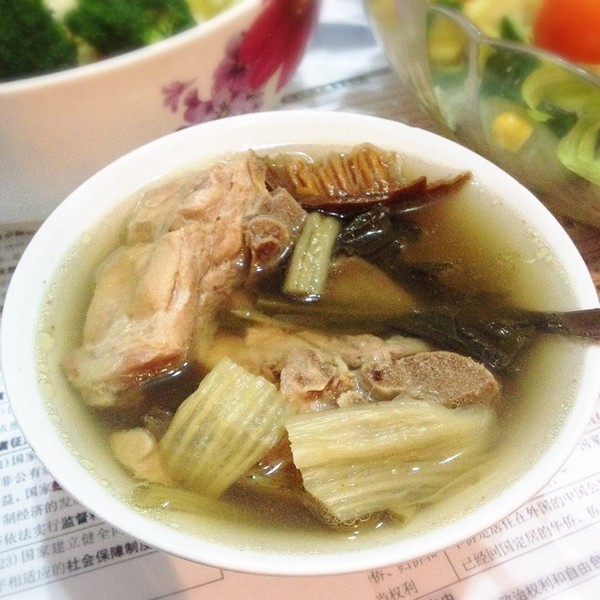 白菜干猪骨汤