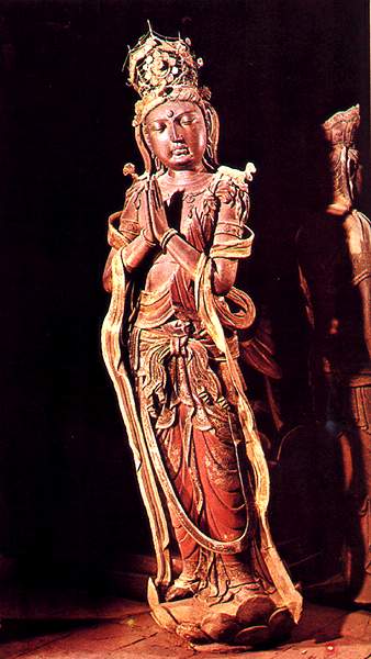 华严寺合掌露齿菩萨