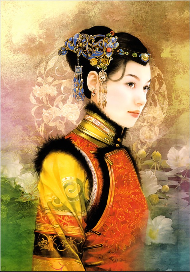  p data-id="gnxbao50eq">德珍(真名:江庆仪),插画界的才女,唯美浪漫