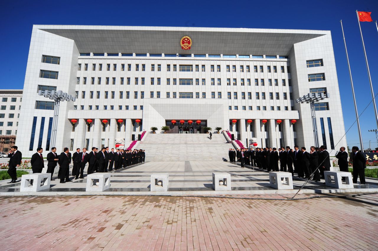  p>大安市人民法院成立于1948年,法院审判办公楼现坐落于吉林省大安市