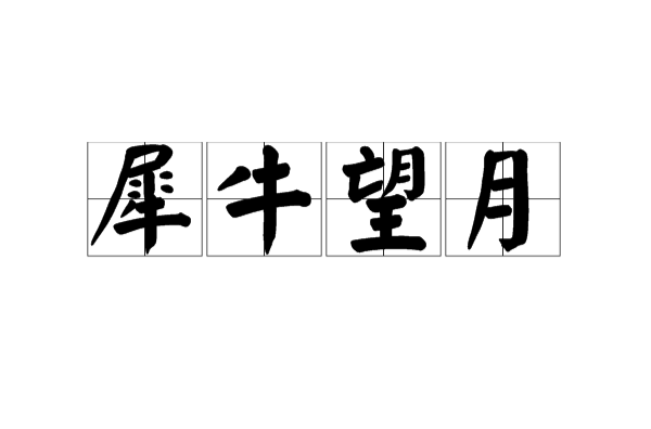 犀牛望月