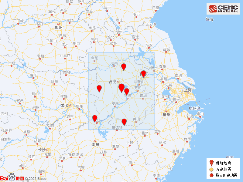 2022年12月1日庐江3.0级地震