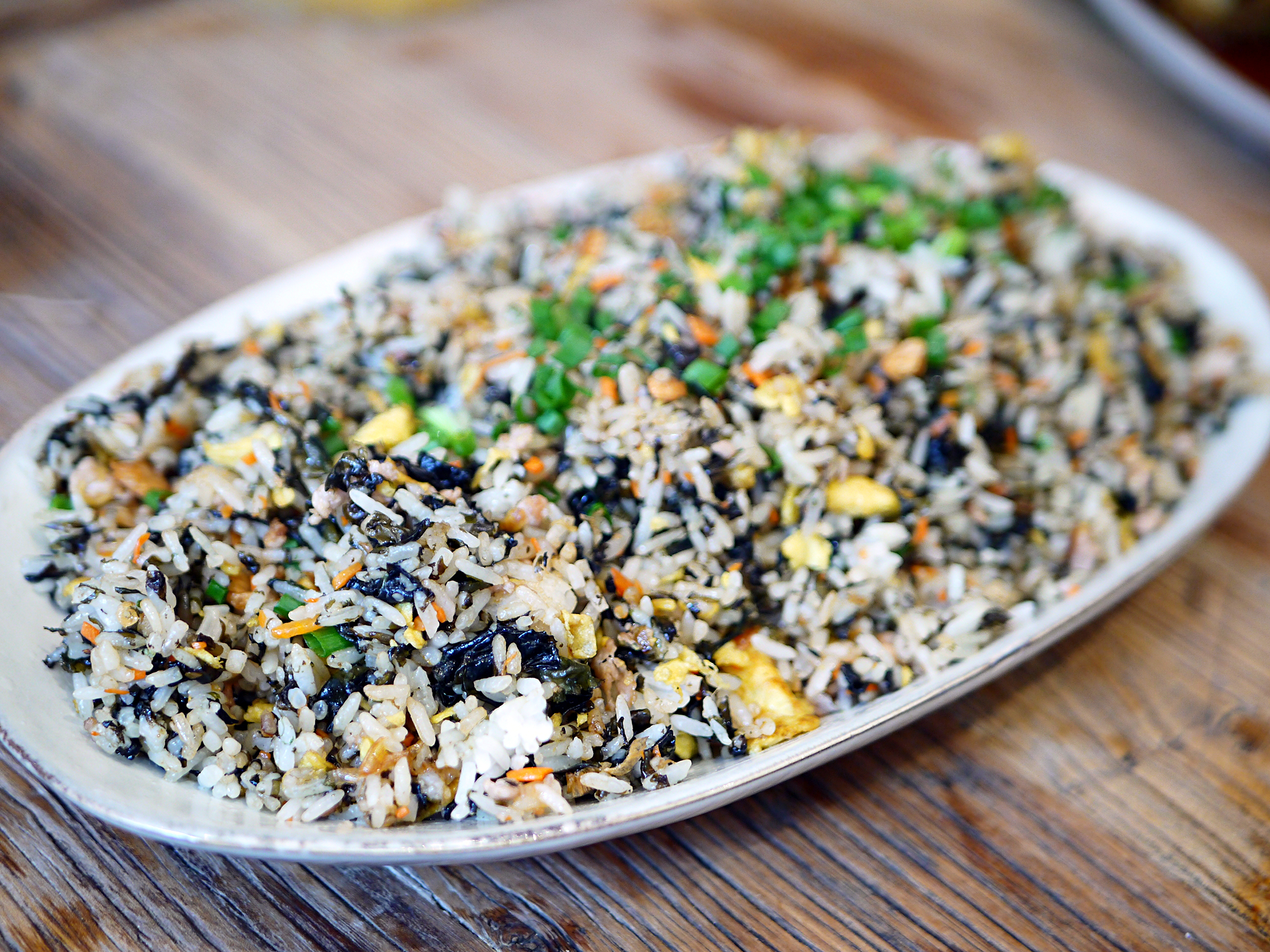 红萝卜紫菜炒饭