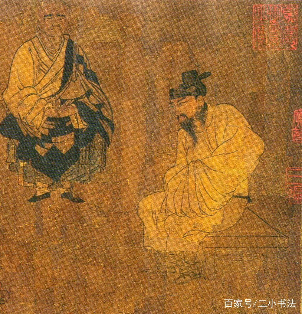王羲之《兰亭序》真迹究竟在哪？这张千年古画说出了下落！_百科TA说