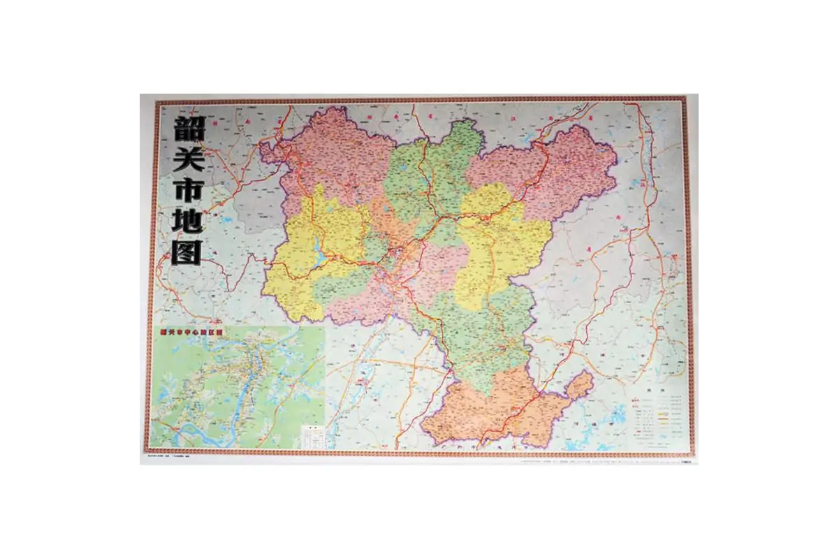 韶关市地图