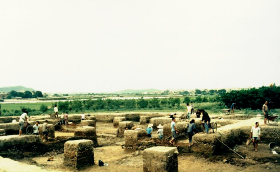 <p>发掘场景