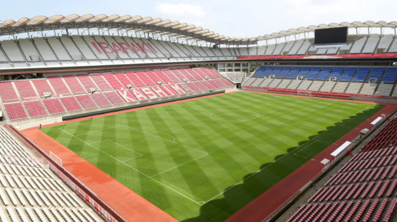  p data-id="gnvjcki6pl">茨城鹿岛体育场位于茨城县鹿岛市,场内铺设