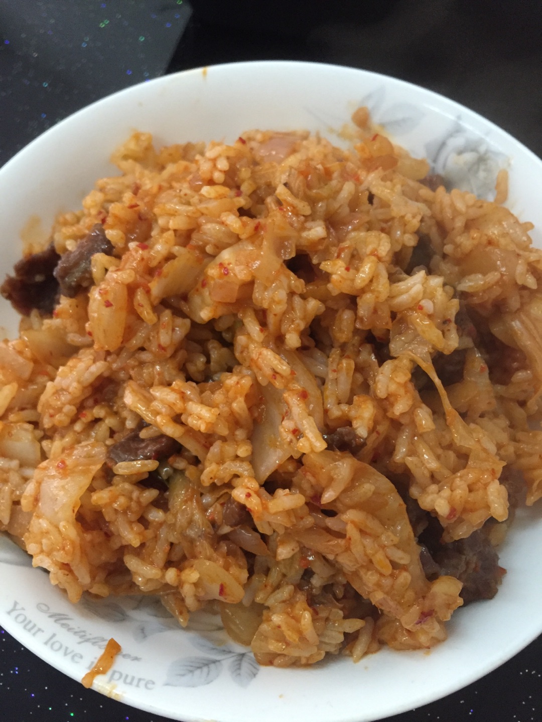 泡菜牛肉炒饭