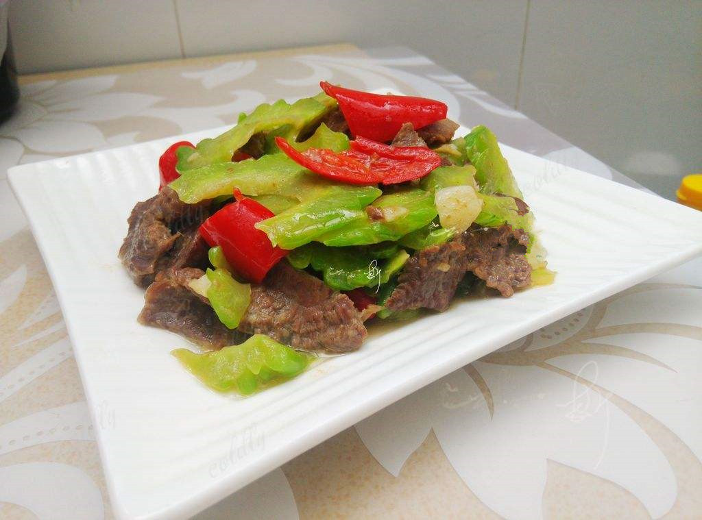 苦瓜炒牛肉