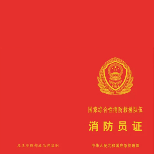 国家综合性消防救援队伍消防员证