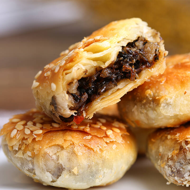 屯溪蟹壳黄烧饼