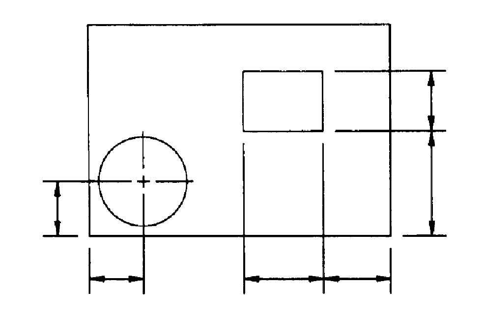 工程制图的尺寸标注中,为限定尺寸的范围,需要在图样中画出尺寸界线.