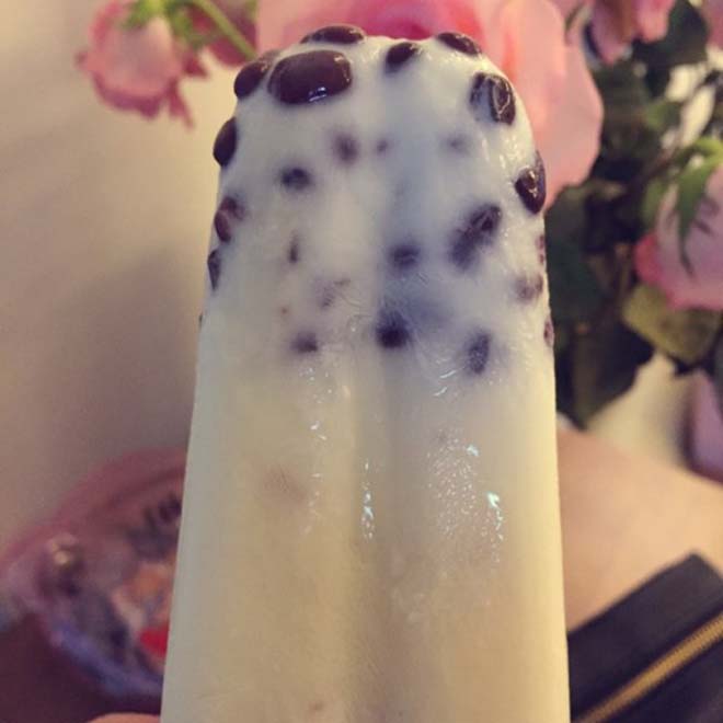 西米牛奶蜜豆冰棒