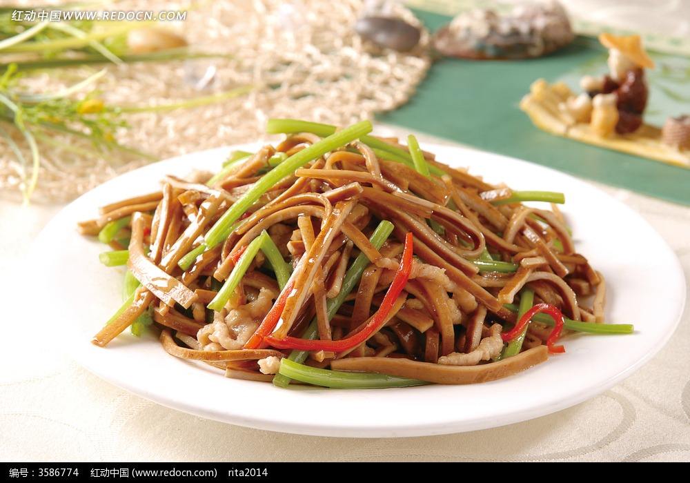 青椒豆干肉丝