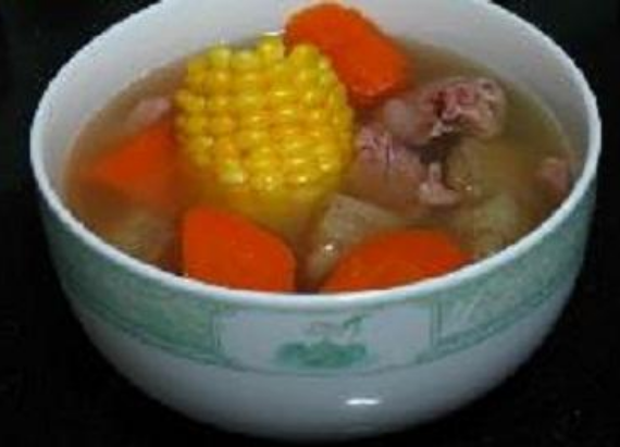 玉米粉葛胡萝卜煲