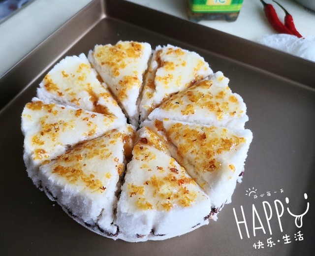 夏天香甜馅桂花饼