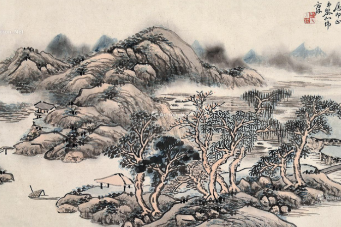 溪山幽居图