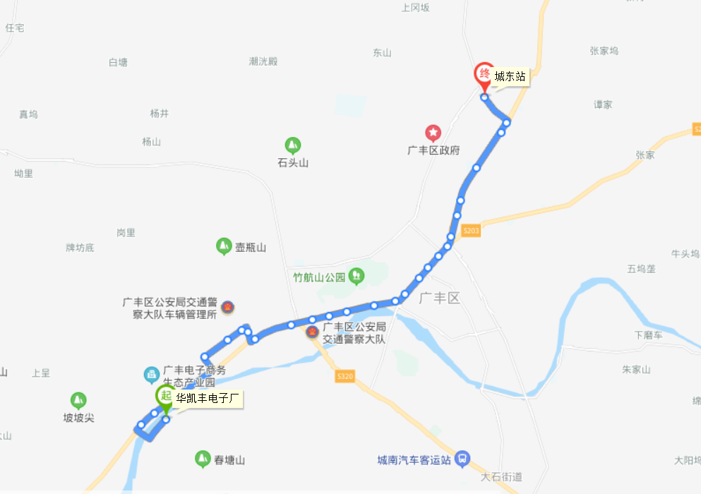 上饶公交广丰607路