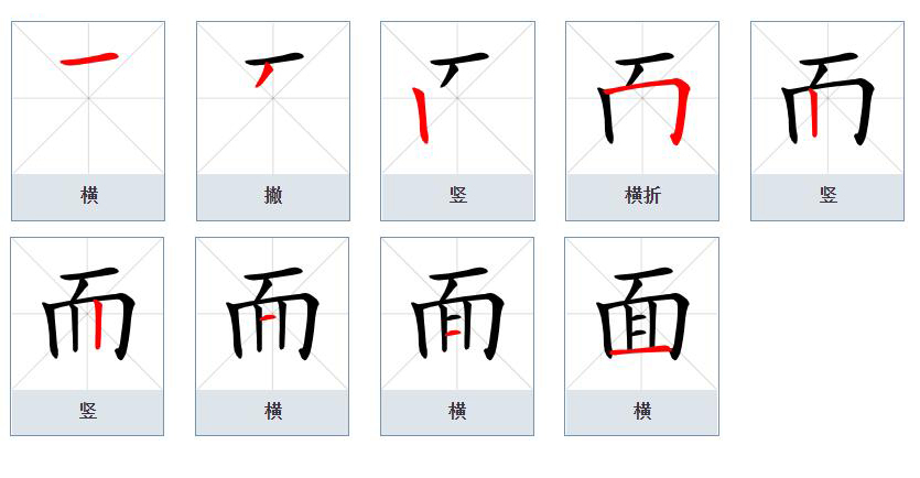 面（汉语文字）_百度百科