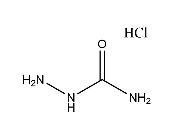  p>盐酸氨基脲,是一种有机化合物,化学式为ch sub>6 /sub>cln sub>3 