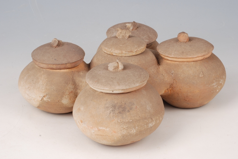 东汉五联陶罐