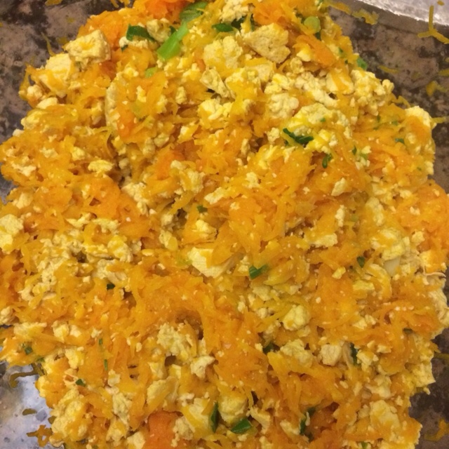 南瓜豆腐馅饺子