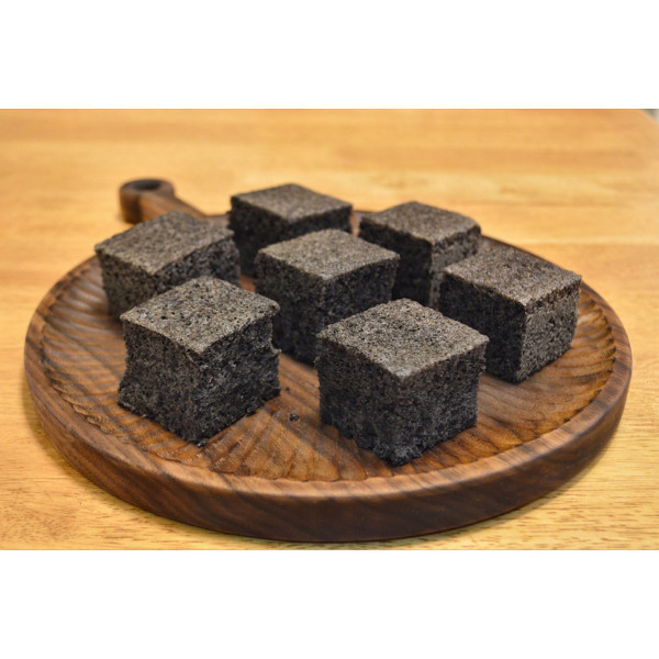 鸡蛋炒黑米年糕