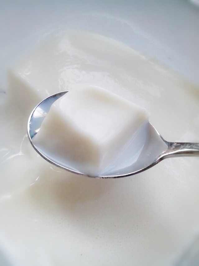 用凉粉做牛奶布丁