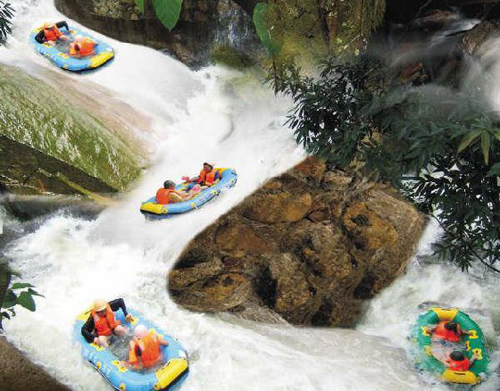 龙啸峡漂流