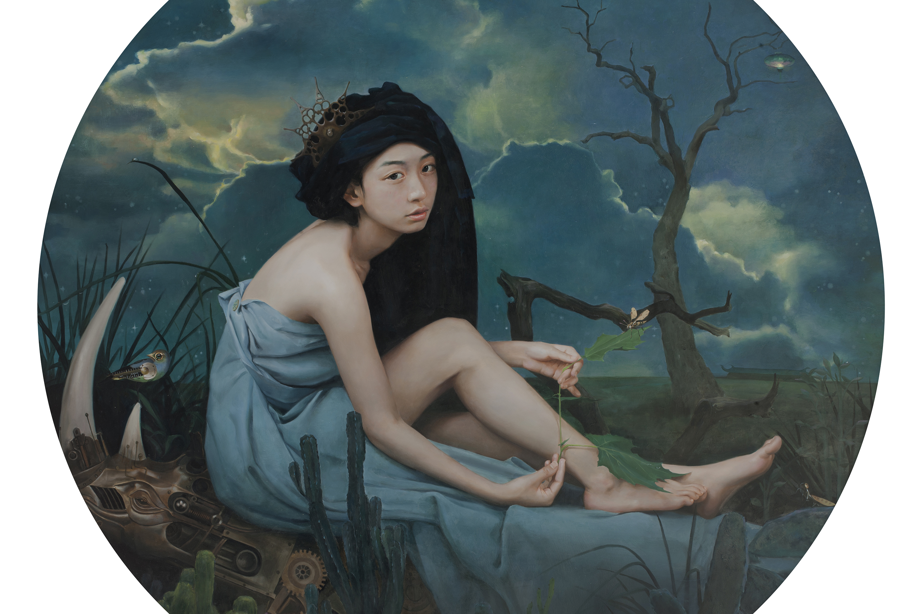 data-lemmaid="15819387">谭云川 /a>于2018年创作的油画作品,看了