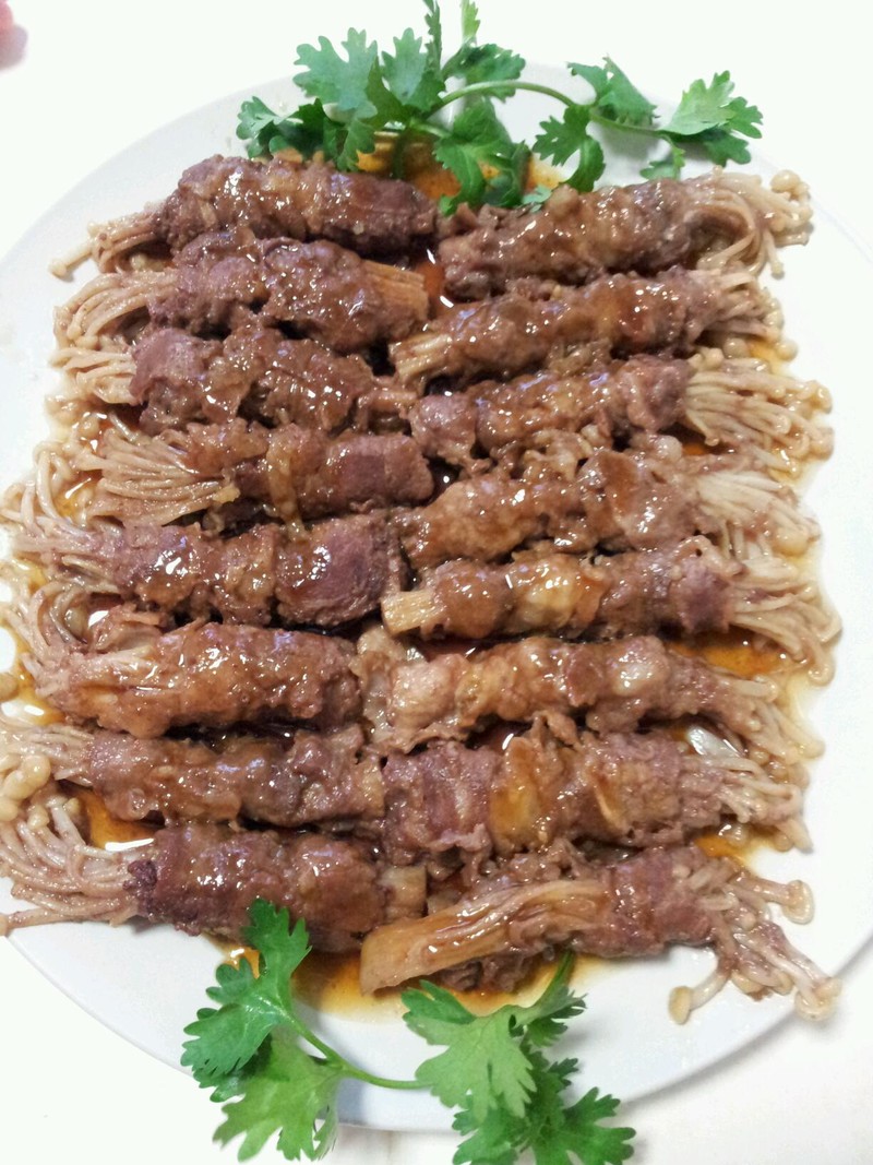 牛肉卷金针菇
