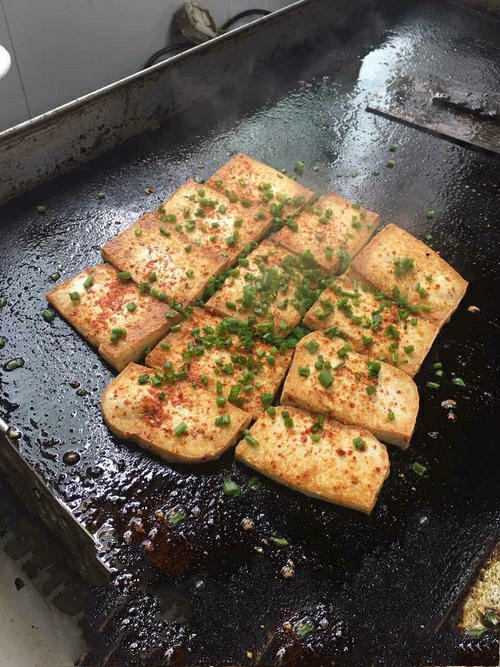 铁板臭豆腐