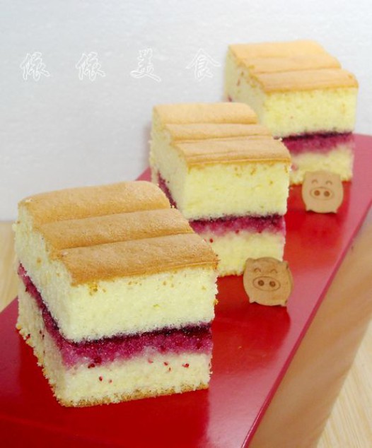 果酱夹心蛋糕