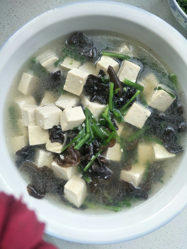 排毒木耳豆腐羹