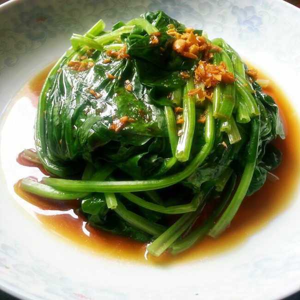 温拌姜汁菠菜