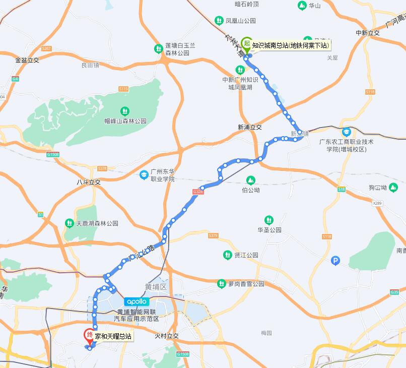 广州最长公交线路