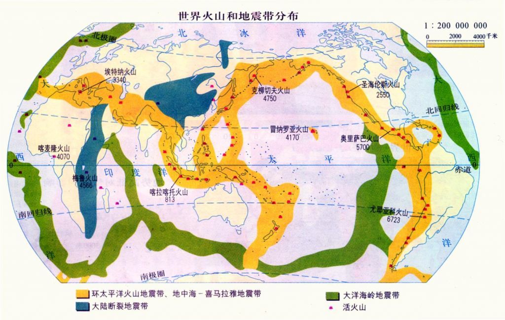 lemmaid="4860652">新构造运动 /a>强烈带或板块构造边缘软弱带有关
