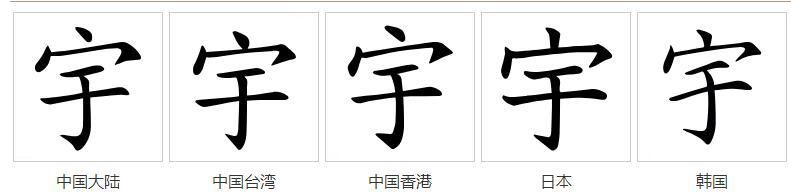 宇（汉语汉字）_百度百科